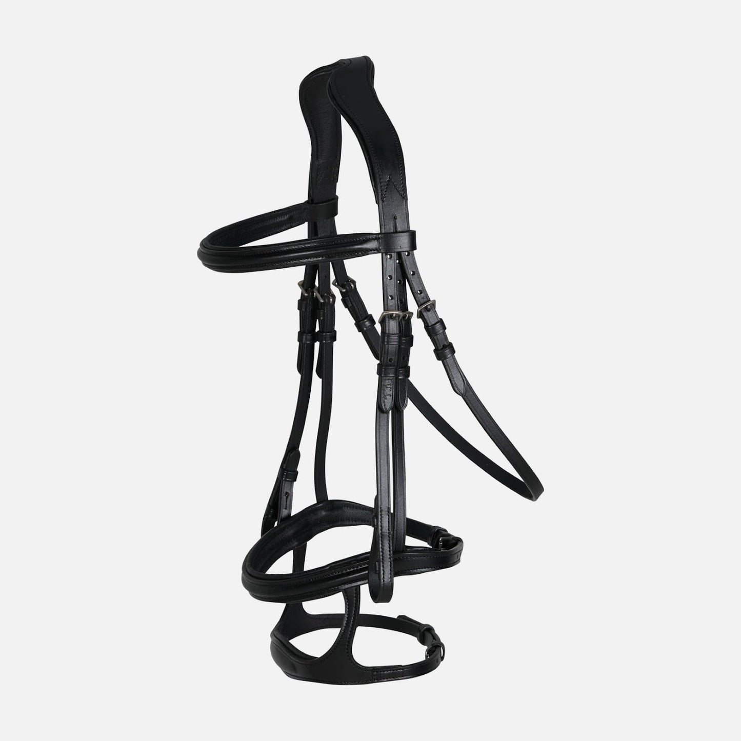 Horze Perth Soft Lined Anatomical Bridle - Black