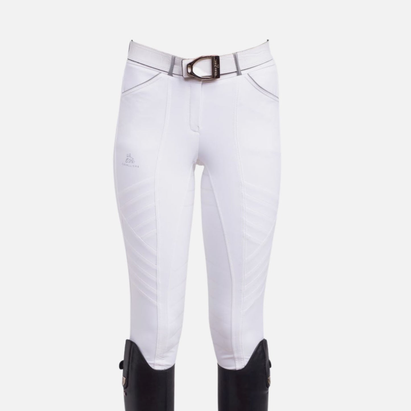 Cavalliera Royal Sport Silicone Full Seat Show Breeches - White