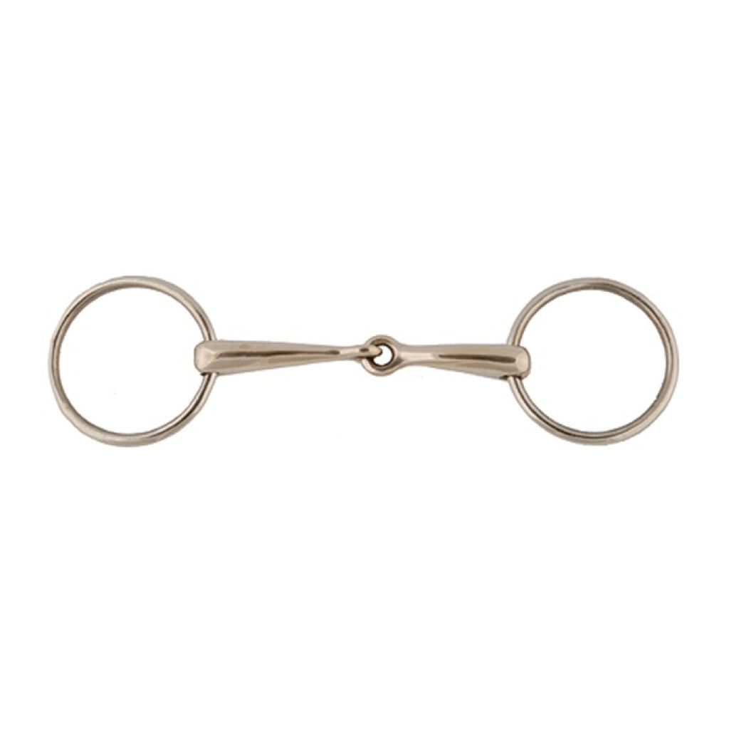 Jacks German Silver Loose Ring Snaffle Bit - 5 1/2"