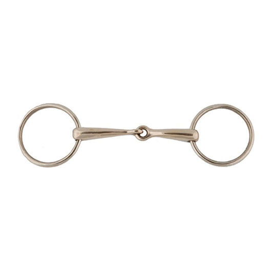 Jacks German Silver Loose Ring Snaffle Bit - 5 1/2"