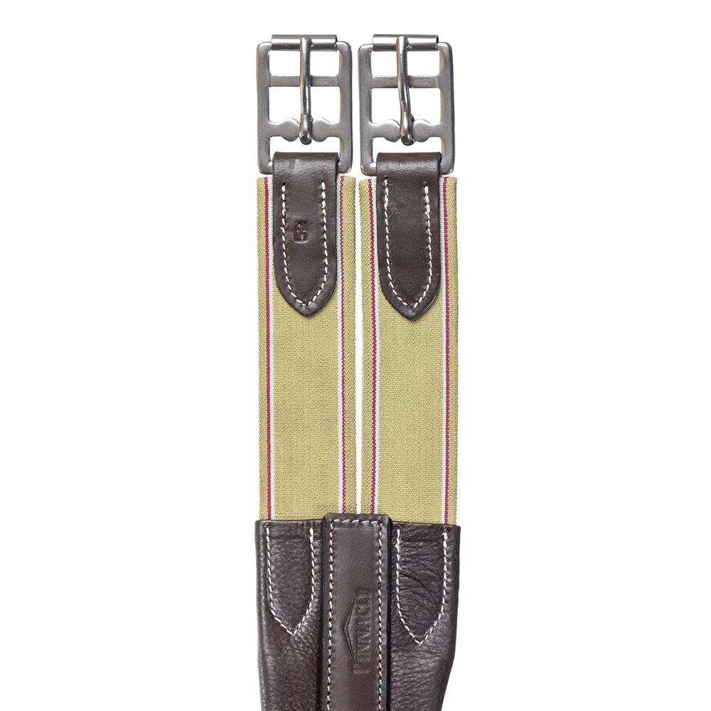 Pinnacle Fancy Stitched Girth - Havana