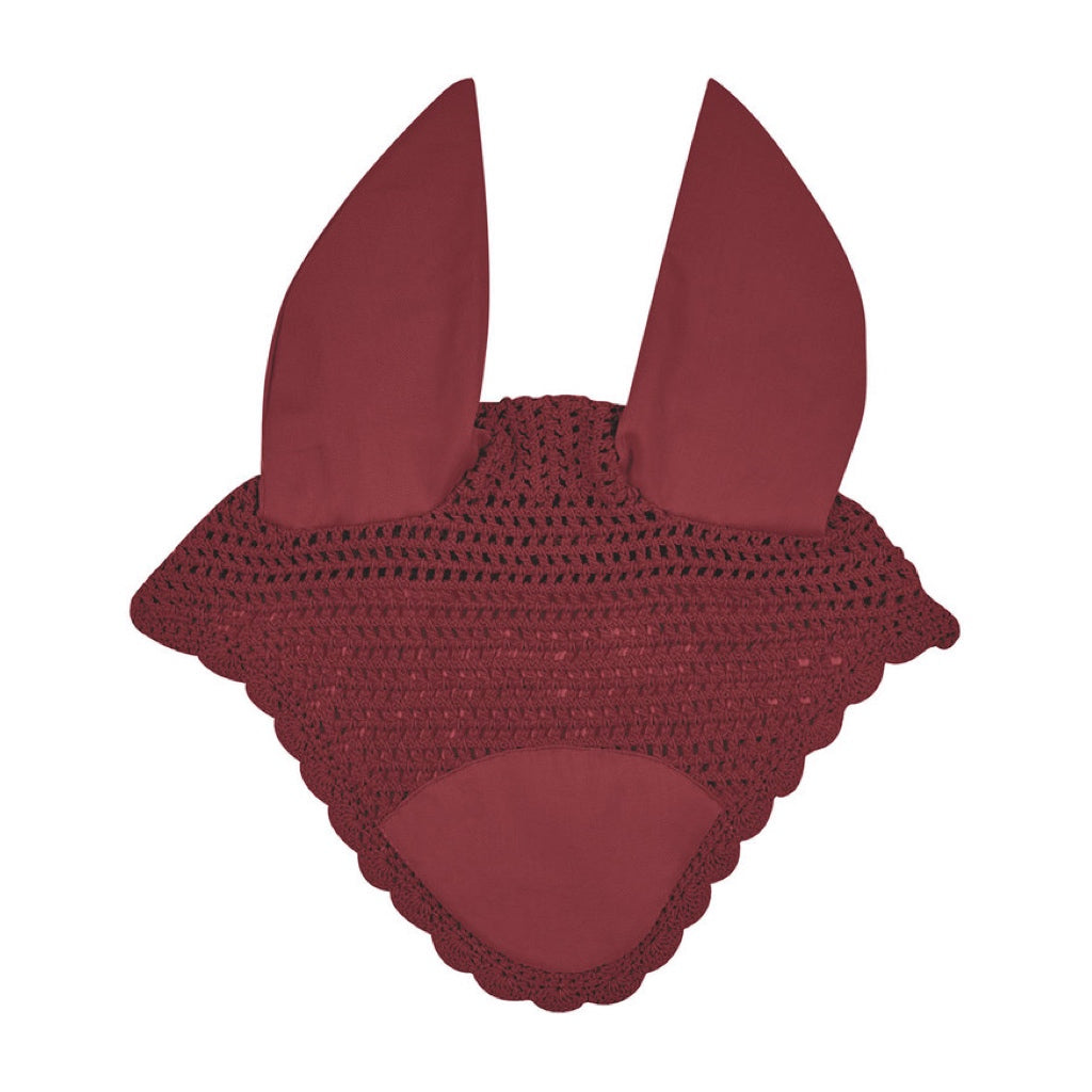 Weatherbeeta Prime Ear Bonnet - Maroon