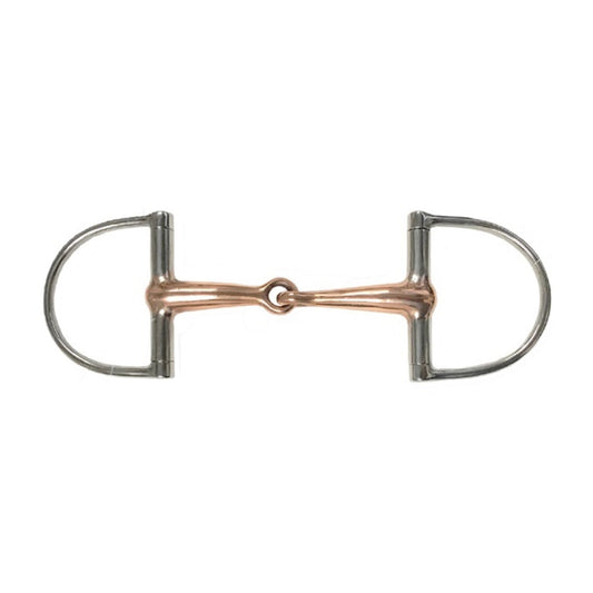 Jacks Copper Mouth Dee Ring Racing Bit - 5"