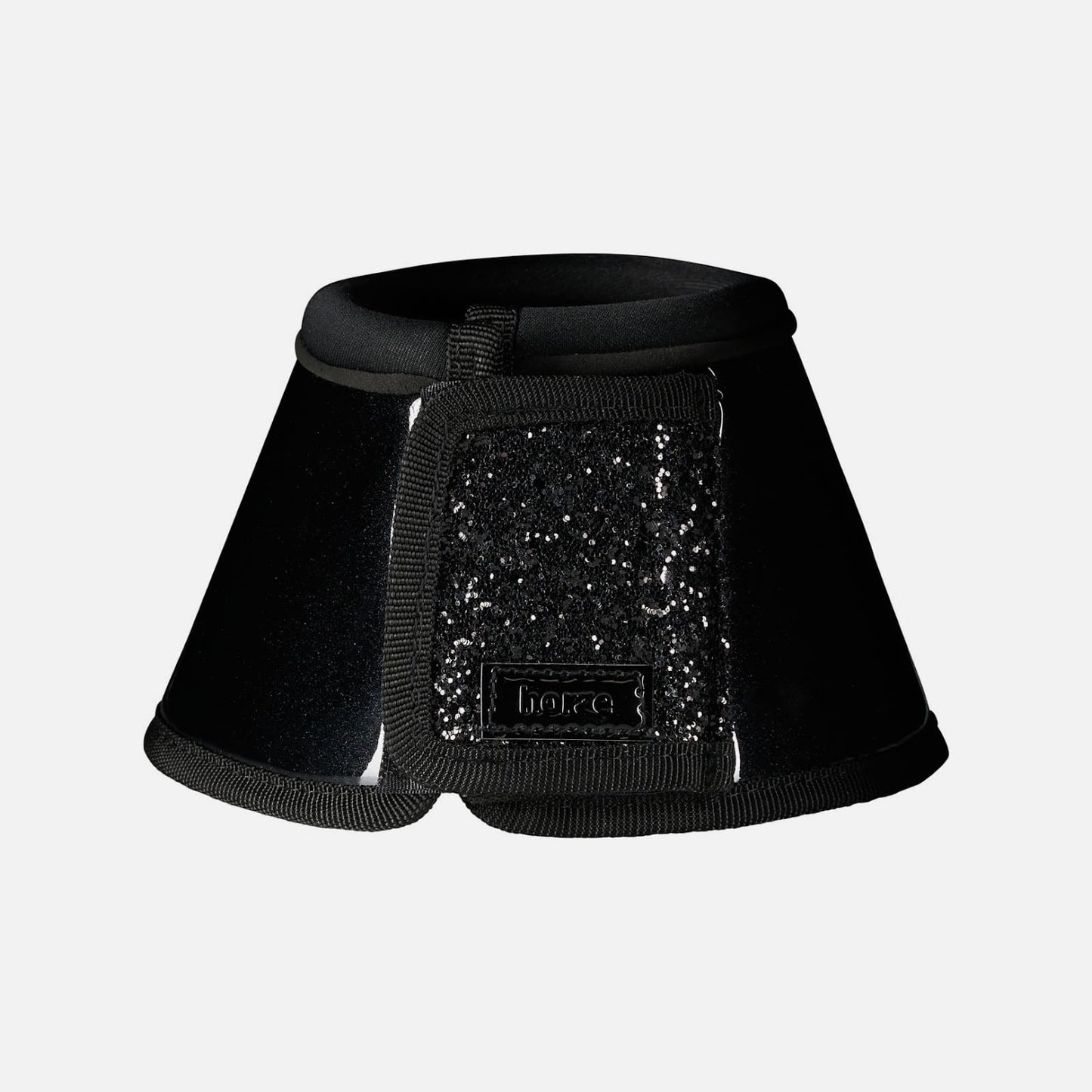Horze Bell Boots with Glitter - Black