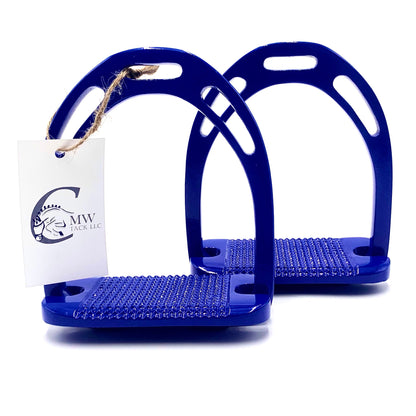 Jin Inspired Wide Bed Stirrups - Blue