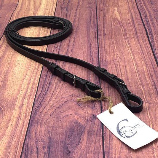 Curb Reins - Black (Full)