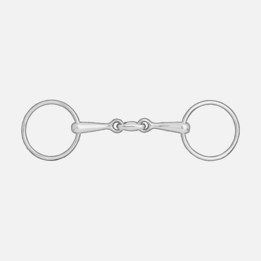 Horze Lozenge Link Loose Ring Snaffle Bit (13mm)