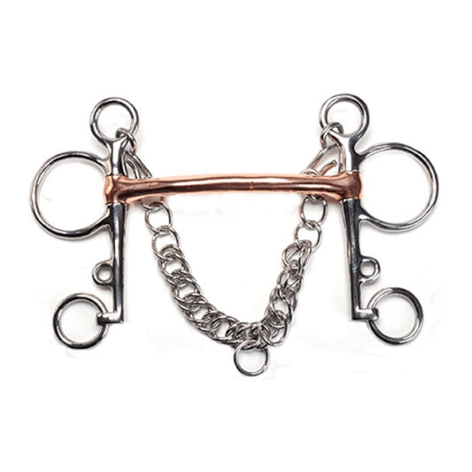 Jacks Copper Tom Thumb Pelham Bit - 5"