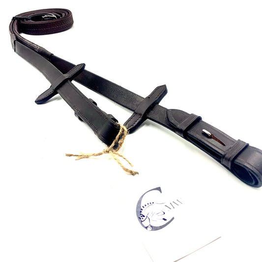 JT International Wide Rubber Reins (Full)