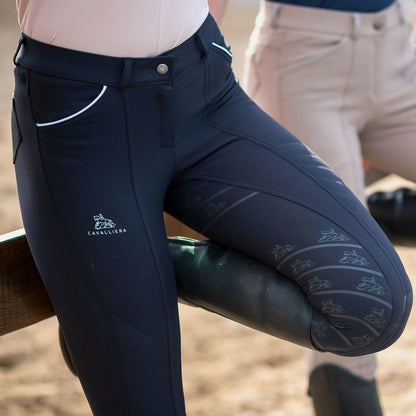 Cavalliera Royal Ride Silicone Full Seat Show Breeches - Black