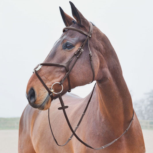 Horze Prescott Figure 8 Bridle - Brown