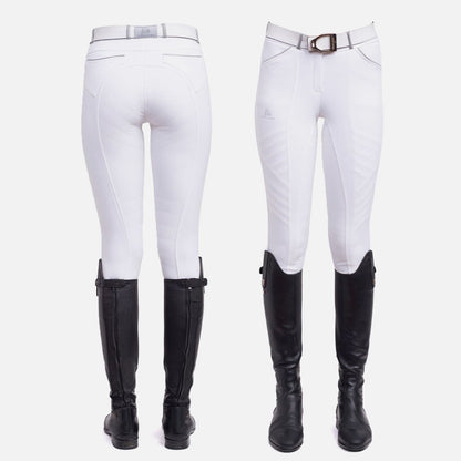 Cavalliera Royal Sport Silicone Full Seat Show Breeches - White