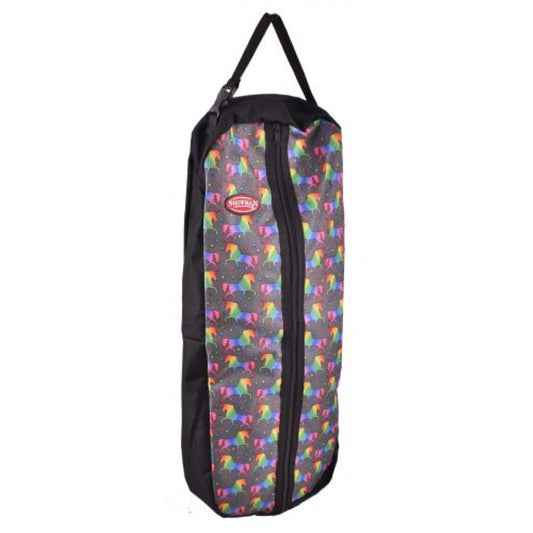 Showman® Unicorn Printed Nylon Halter & Bridle Bag