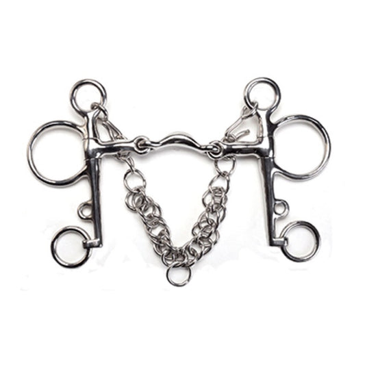 Jacks Quarter Moon Pelham Bit - 5"