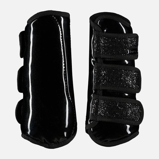 Horze Protection Boots with Glitter - Black