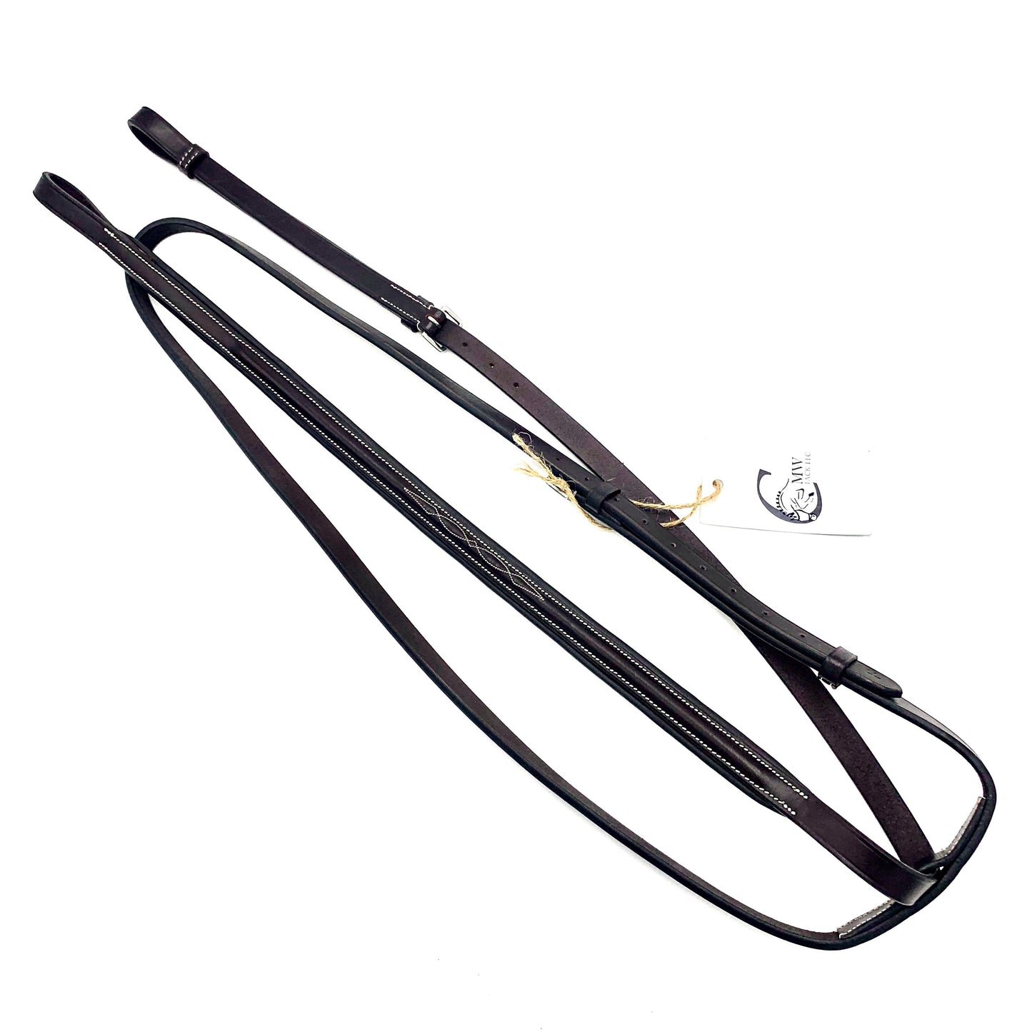 Shires Rossano Premium Fancy Stitched Padded Standing Martingale