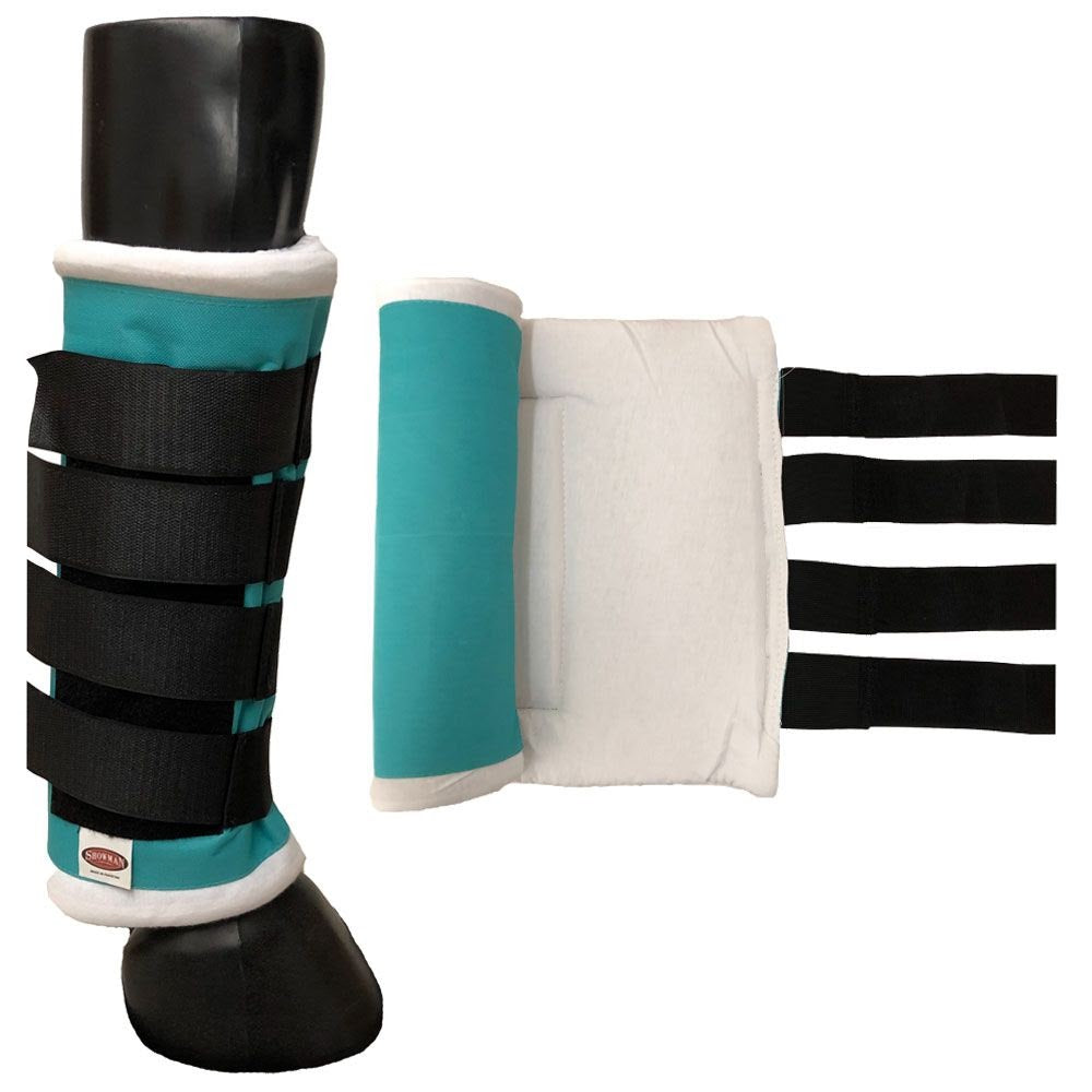 Showman® Nylon Quick Wrap Standing Wraps - Teal
