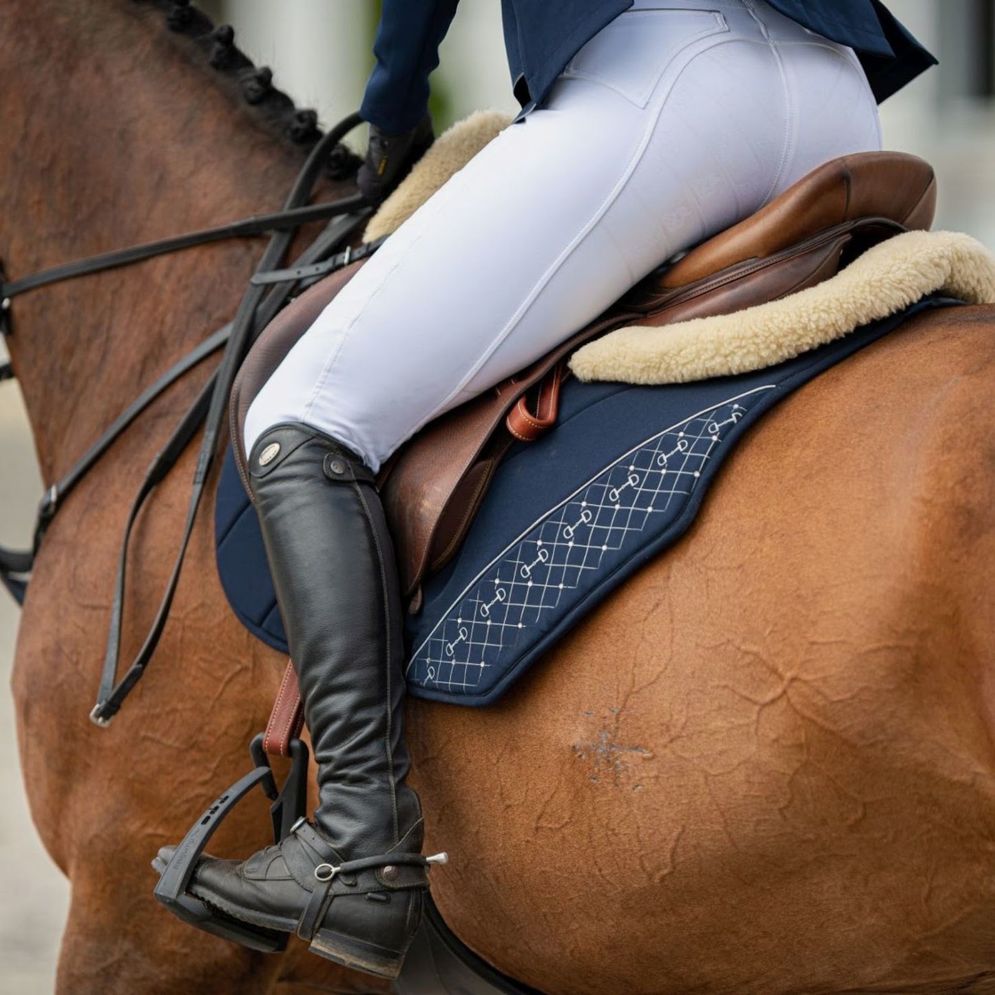 Cavalliera Royal Sport Silicone Full Seat Show Breeches - White