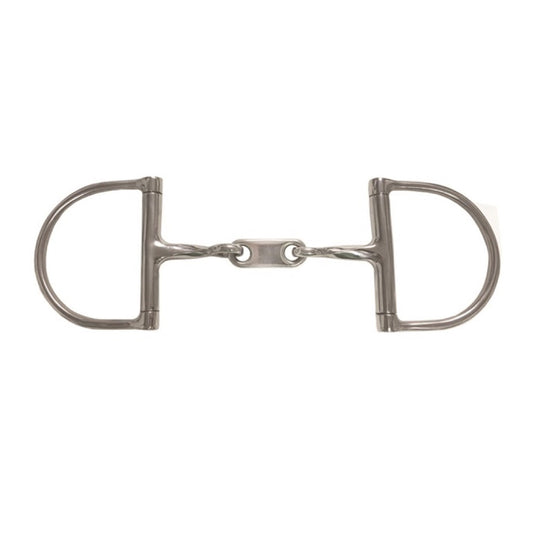 Jacks Dr. Bristol Twisted Double Jointed Dee Ring Bit - 5"