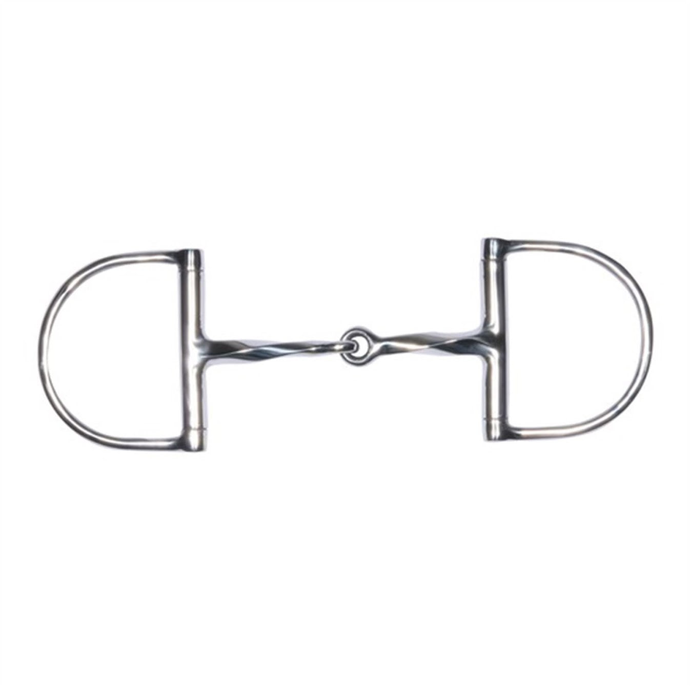 FES® Slow Twist D Ring Snaffle Bit - 5"