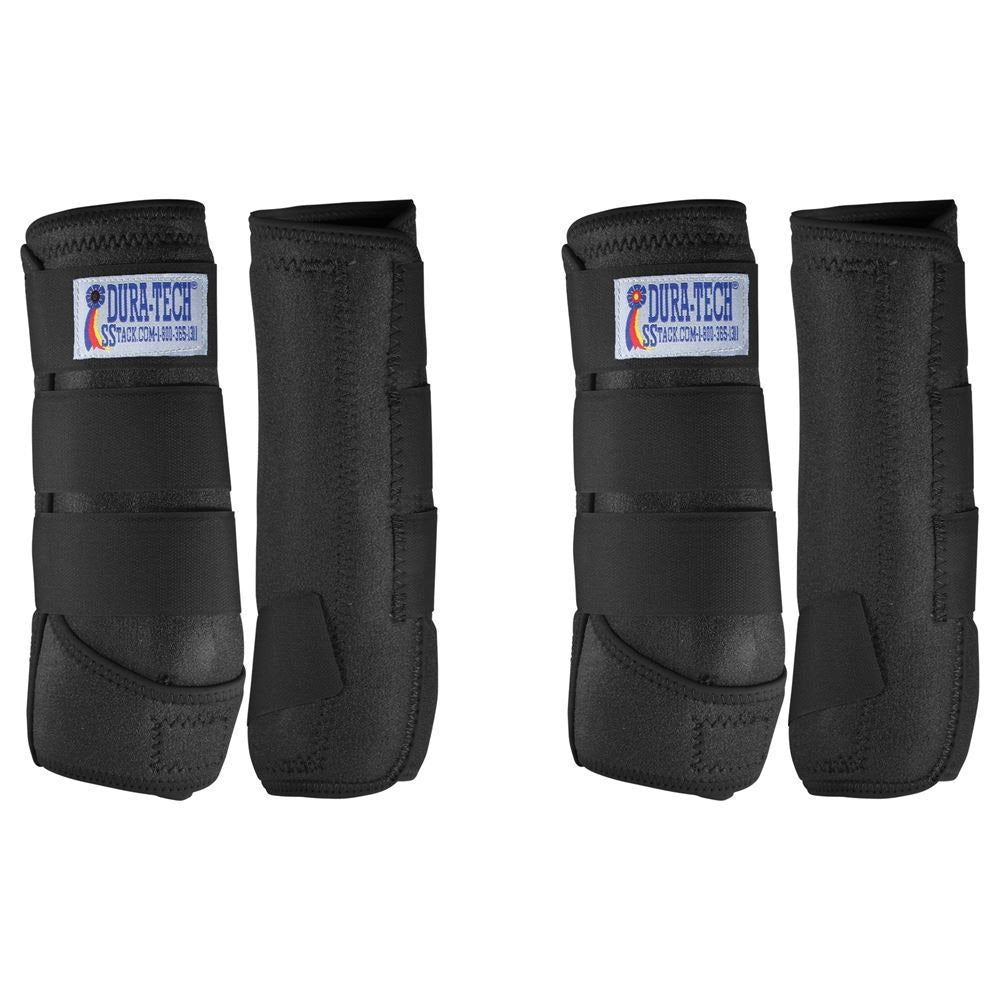 Dura-Tech® Extra Support Neoprene Boots 4 Pack - Black