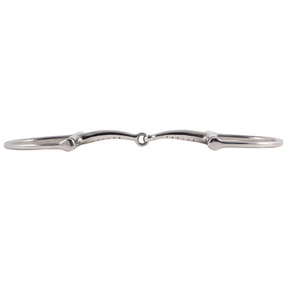 FES® 3/8" Curved D-Ring Snaffle Bit - 5"
