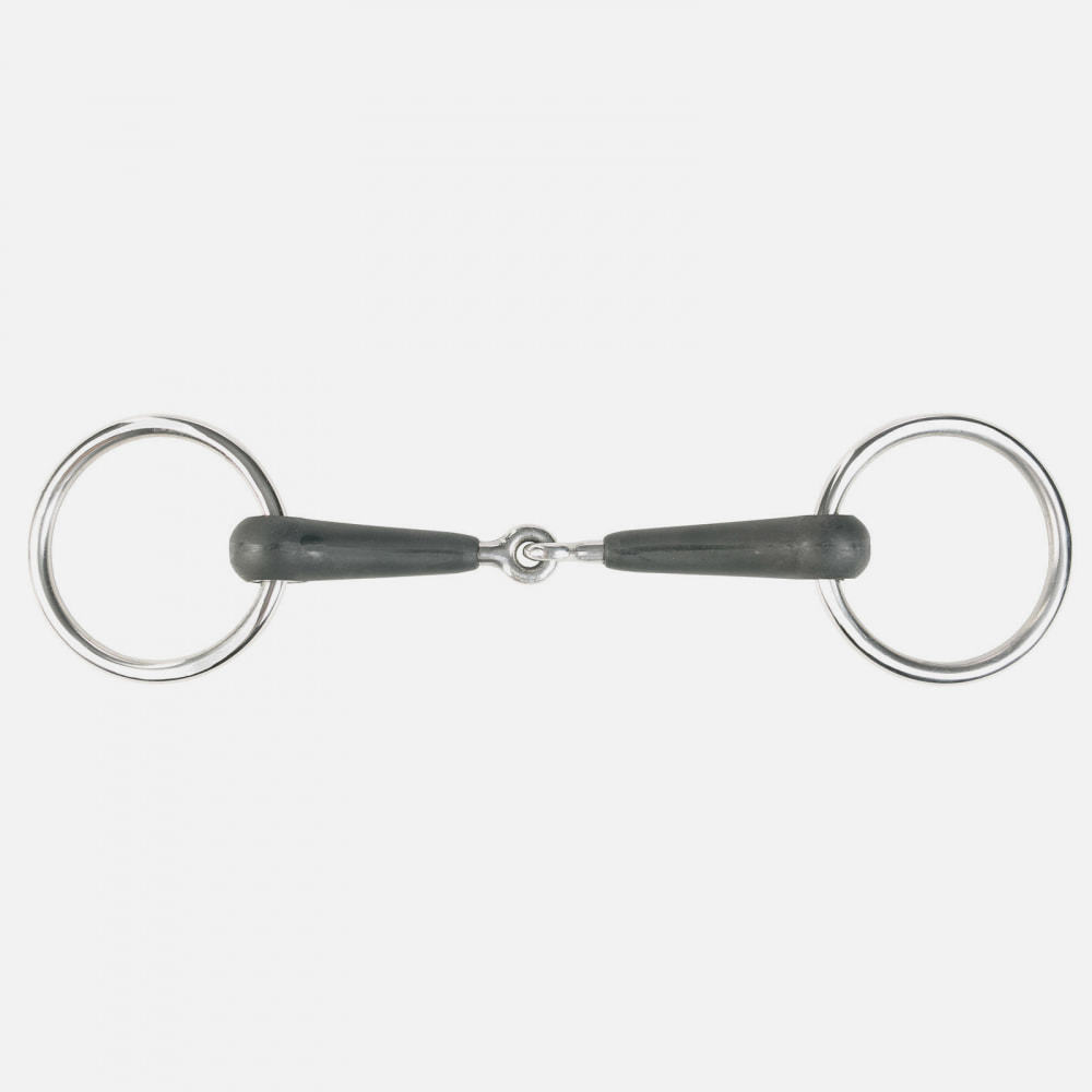 Horze Rubber Loose Ring Snaffle Bit