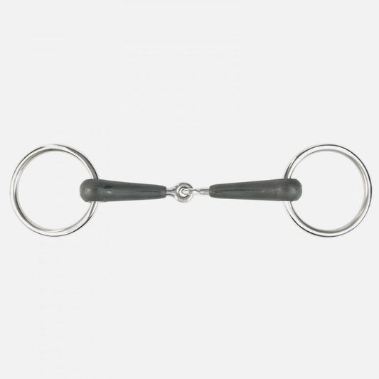 Horze Rubber Loose Ring Snaffle Bit