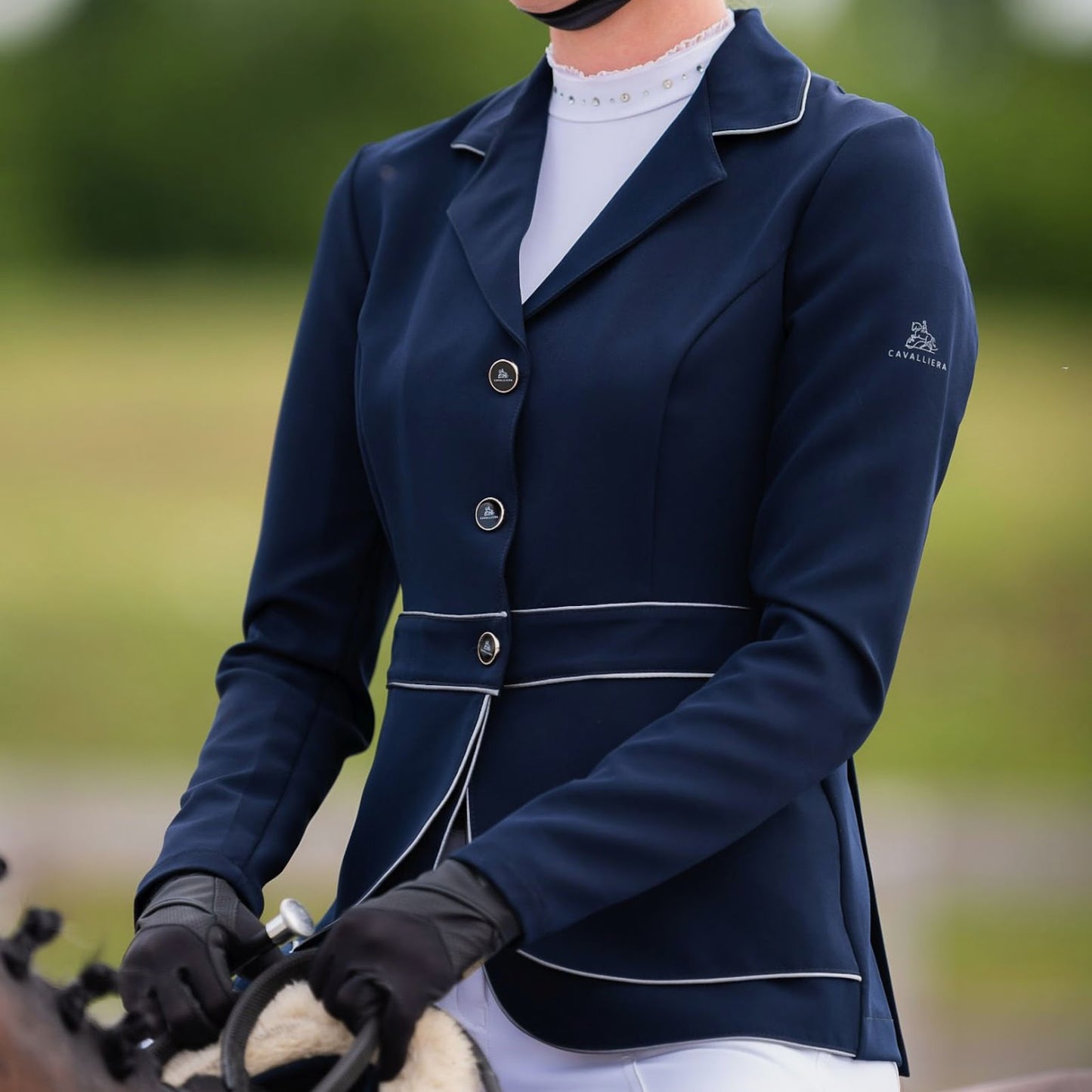 Cavalliera Venice Show Jacket - Navy Blue