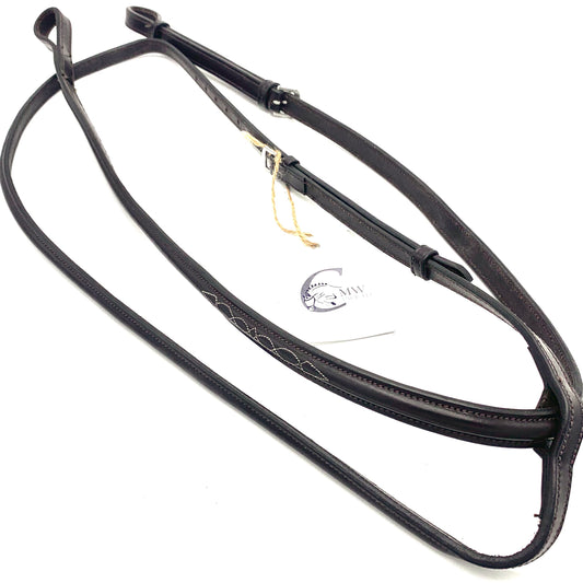 Fancy Stitched Round Raised Standing Martingale