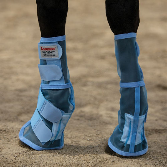 Mosquito Mesh® Fitted Fly Boots - Blue