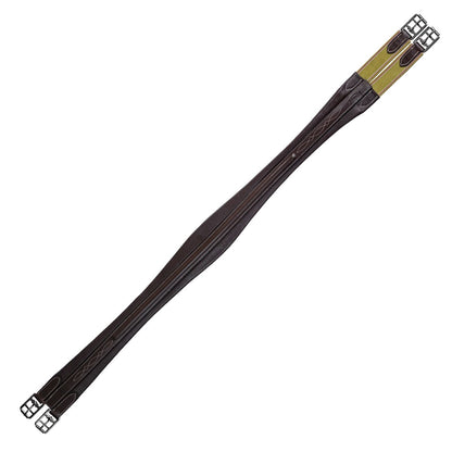 Pinnacle Fancy Stitched Girth - Havana