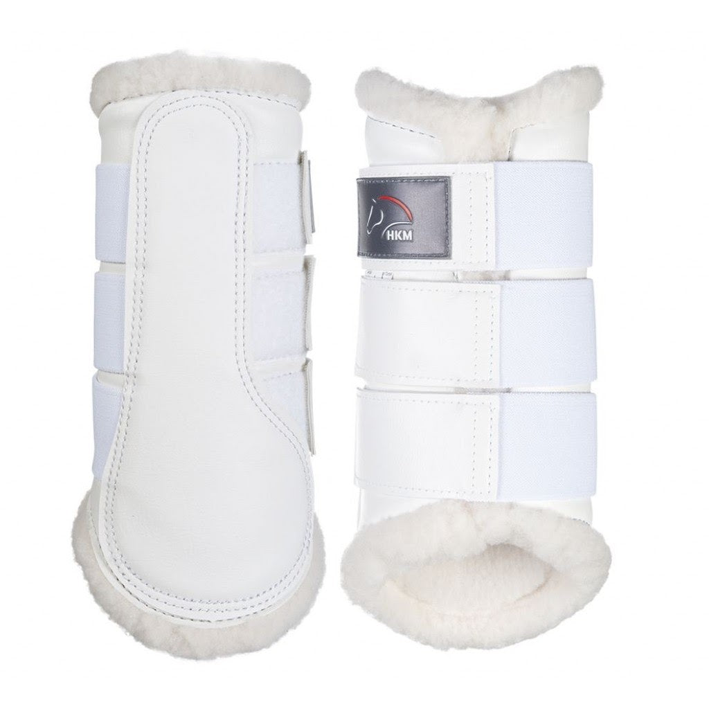 HKM Comfort Sport Boots - White/Natural