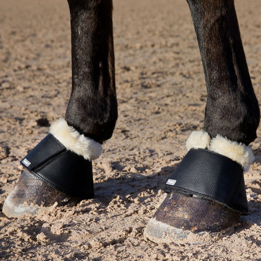 Horze Signature Bell Boots - Black