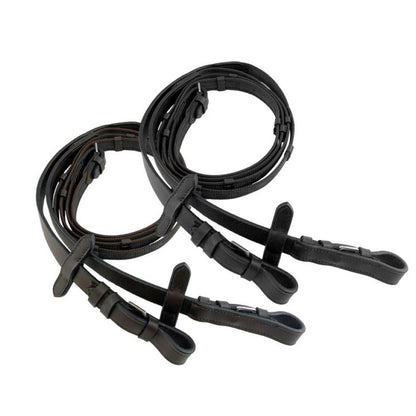 Showman® Rubberized English Reins