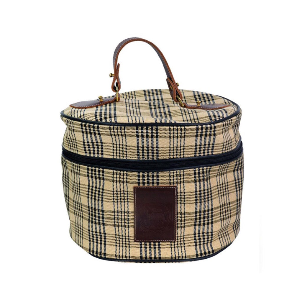 5/A Baker® Riding Hat Carrier - Brown Leather