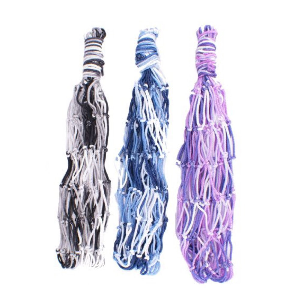 Showman® Ombre Nylon Rope Hay Net