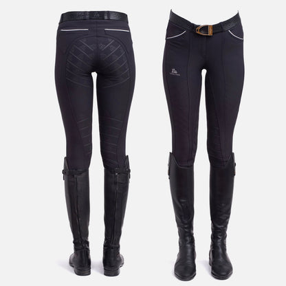 Cavalliera Royal Ride Silicone Full Seat Show Breeches - Black