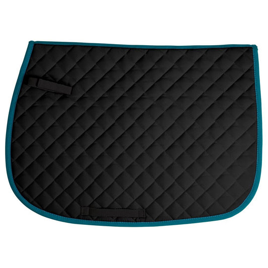 Dura-Tech® All Purpose Saddle Pad - Black/Turquoise