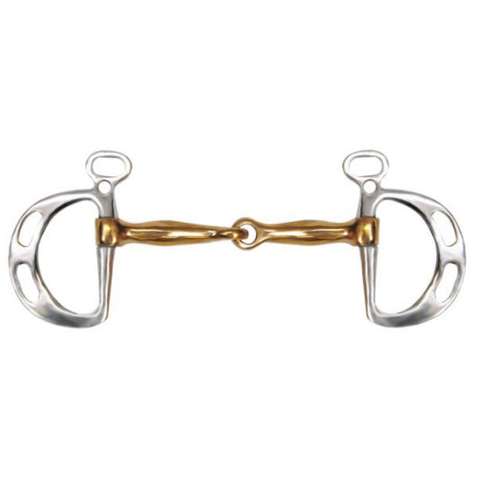 Showman® Stainless Steel Copper Kimberwick Bit - 5"