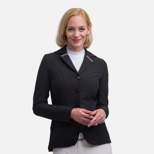 Cavalliera Rose Gold Purity Show Jacket - Black