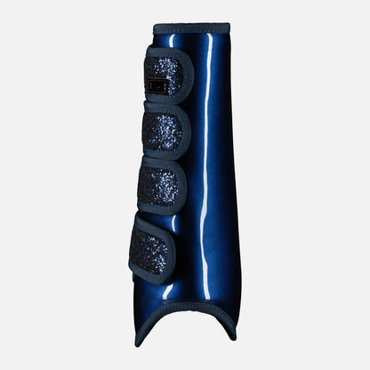 Horze Protection Boots with Glitter - Dark Blue