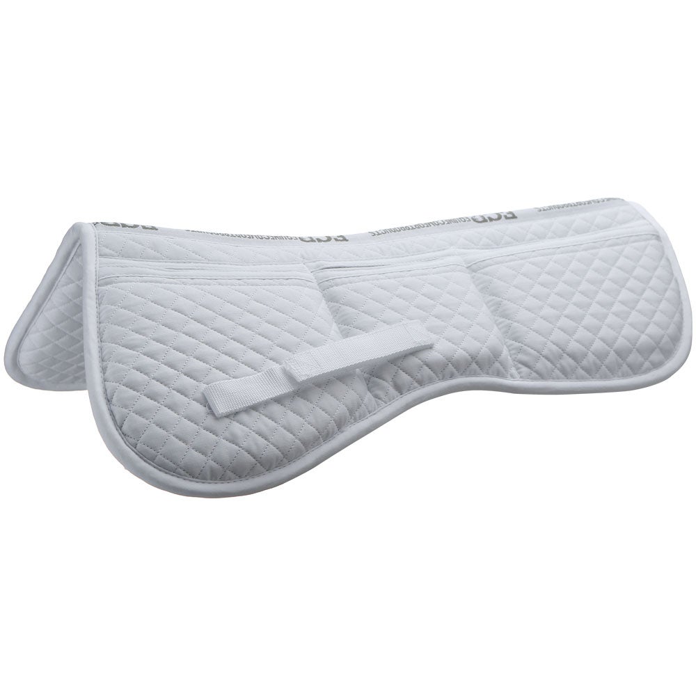 ECP 6-Pocket Quilted Correction Half Pad - White