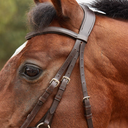 Collegiate ComFITec Training Bridle - Brown