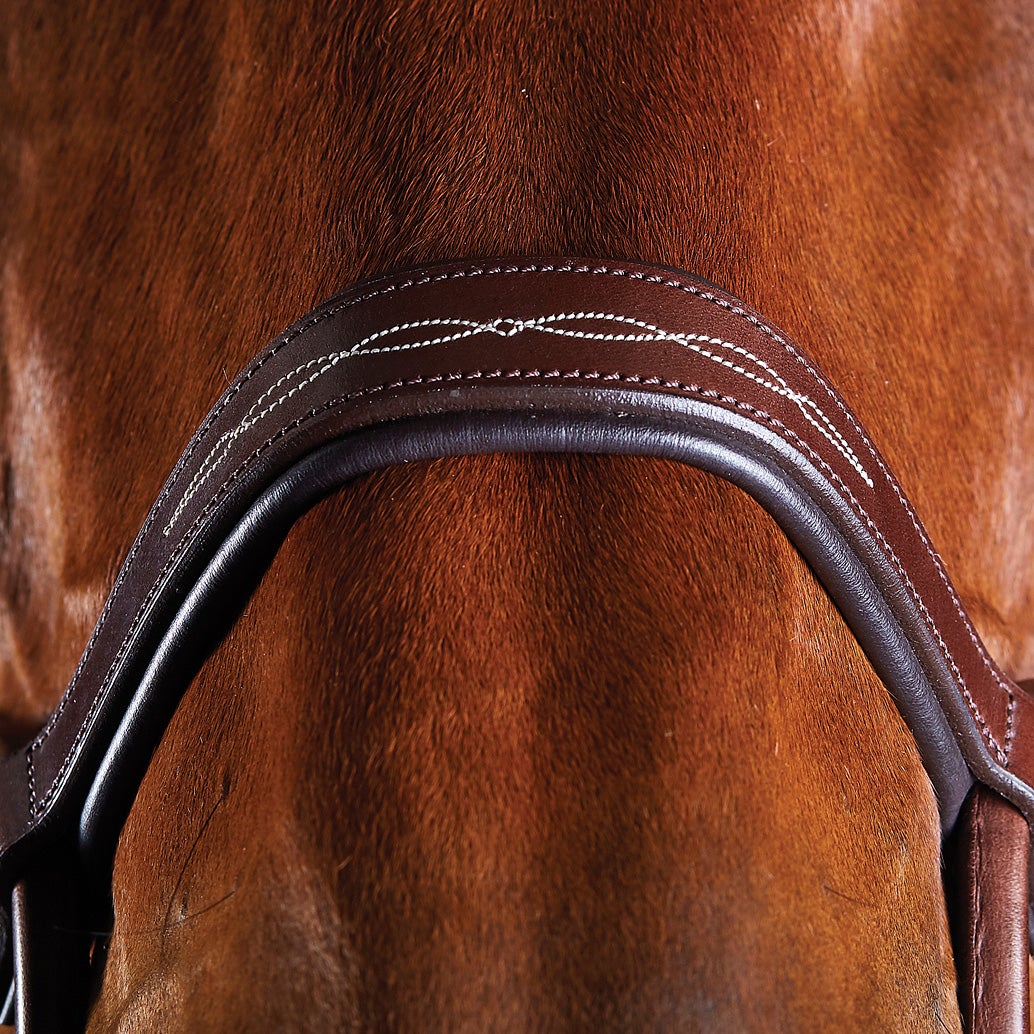 Collegiate ComFITec Fancy Stitched Bridle - Brown