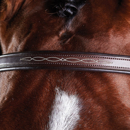 Collegiate ComFITec Fancy Stitched Bridle - Brown